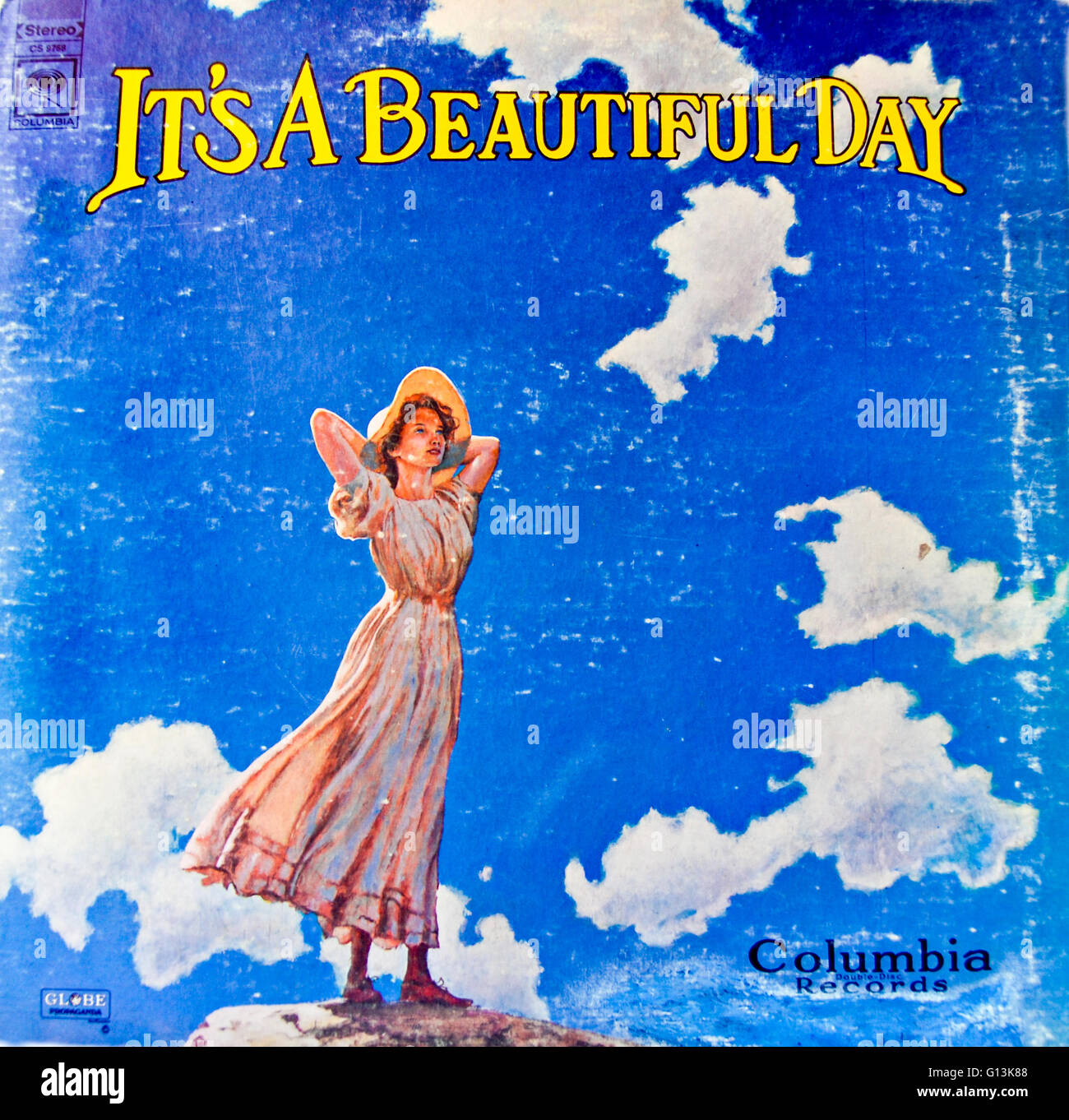 Classic album artwork (Vinyl) "It's a Beautiful Day" Rock Music Stock