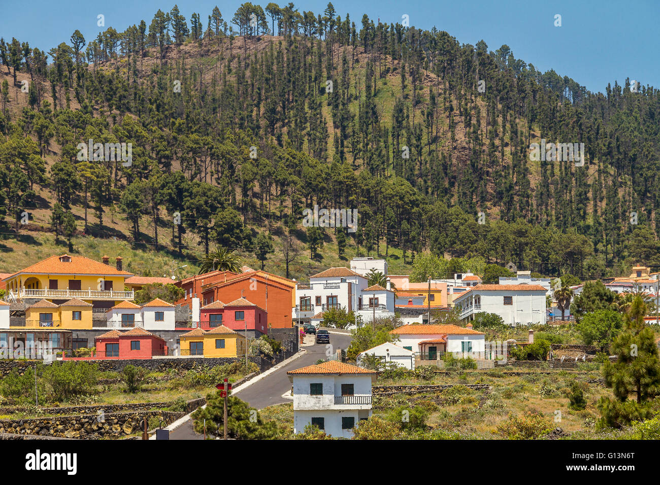 Village Of Fuencaliente La Palma Canary Islands Stock Photo