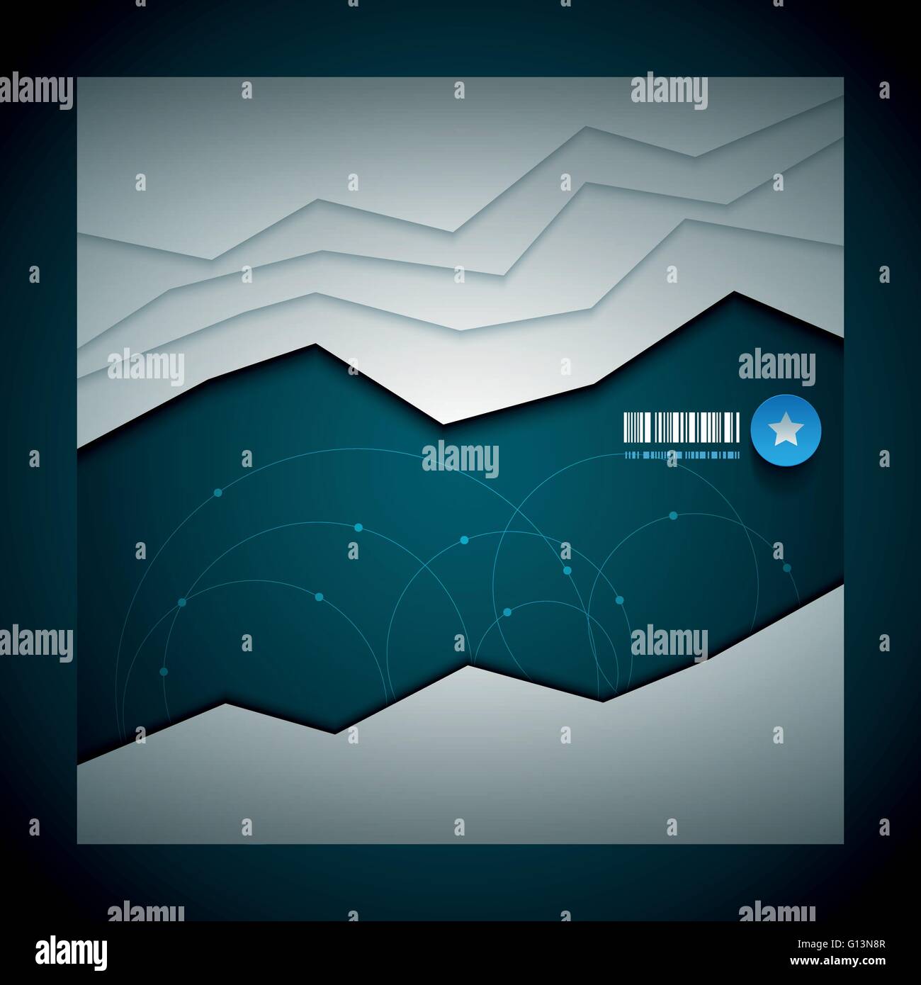 Vector abstract business background design. Square composed Stock ...