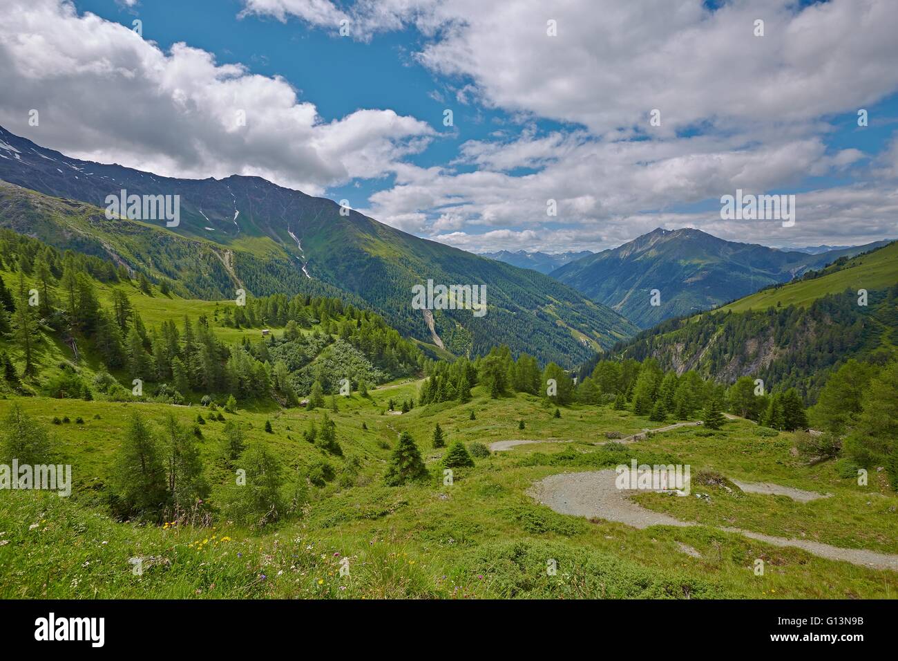 Dolomites Summer Landscape Stock Photo - Alamy