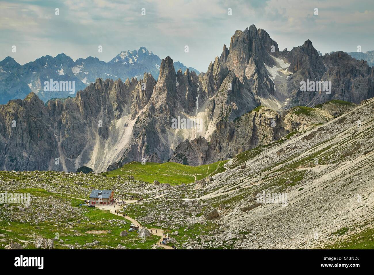 Dolomites Summer Landscape Stock Photo - Alamy