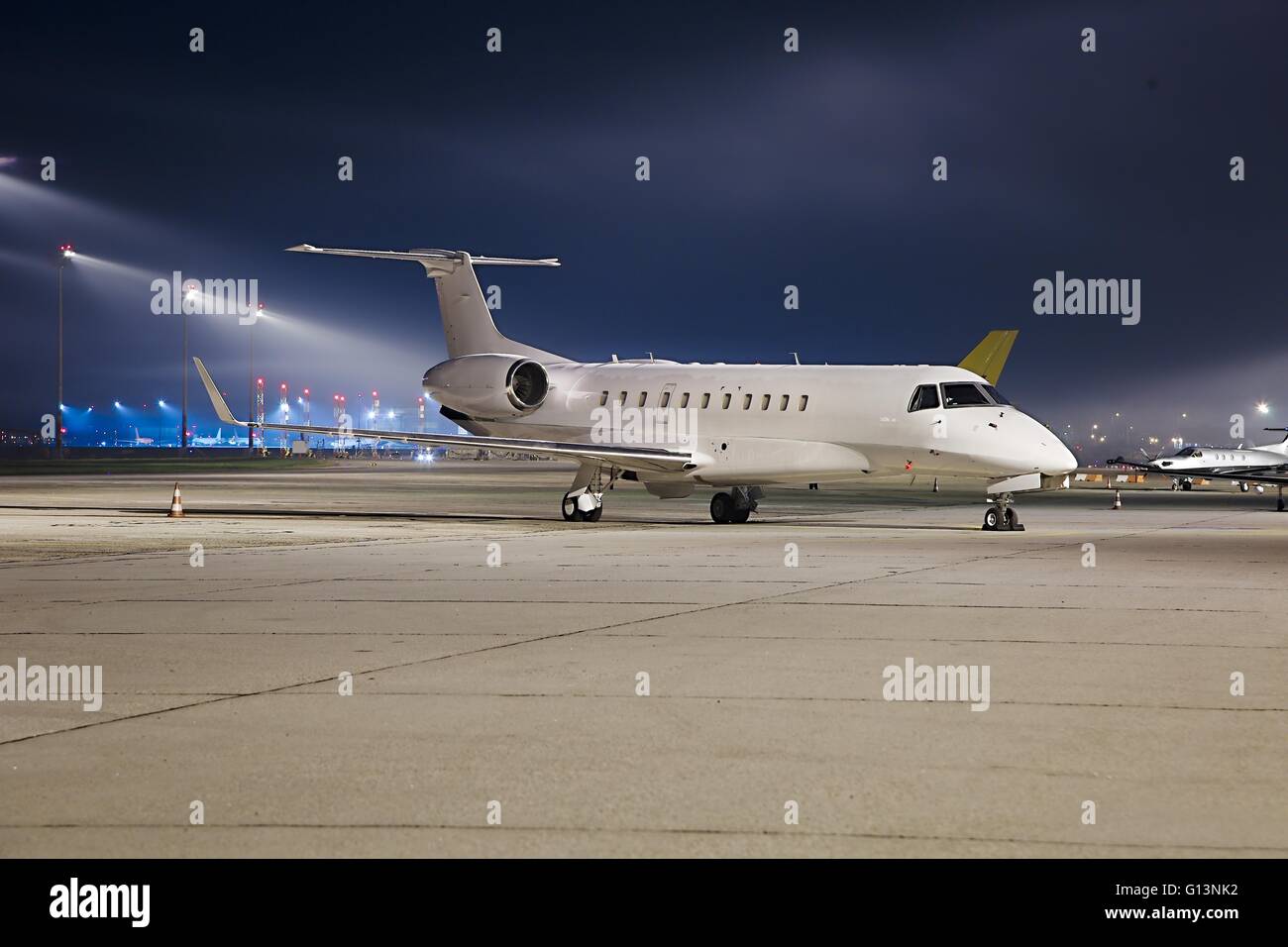 Small Aircraft Parked Stock Photo - Alamy