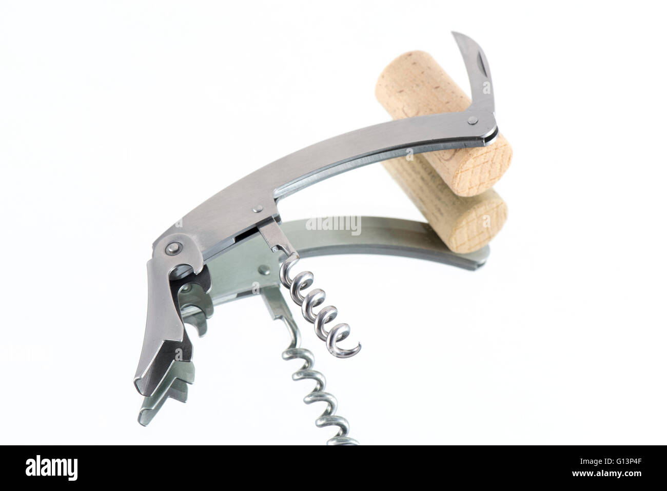 Corkscrew isolated Stock Photo