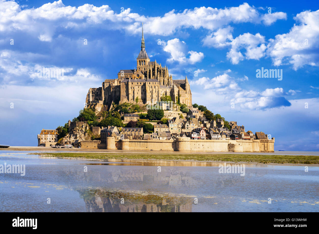 Mont saint Michel - Normandy - France Stock Photo