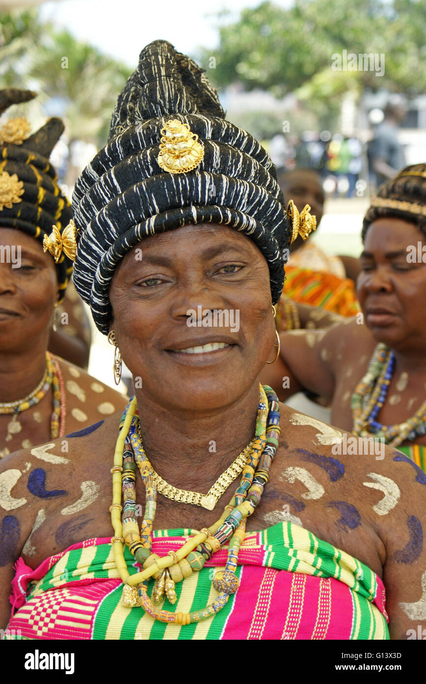 Queen Mothers of Ghana, West Africa Stock Photo Alamy