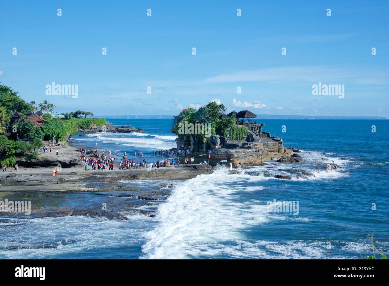 Pura Tanah Lot Bali Indonesia Stock Photo