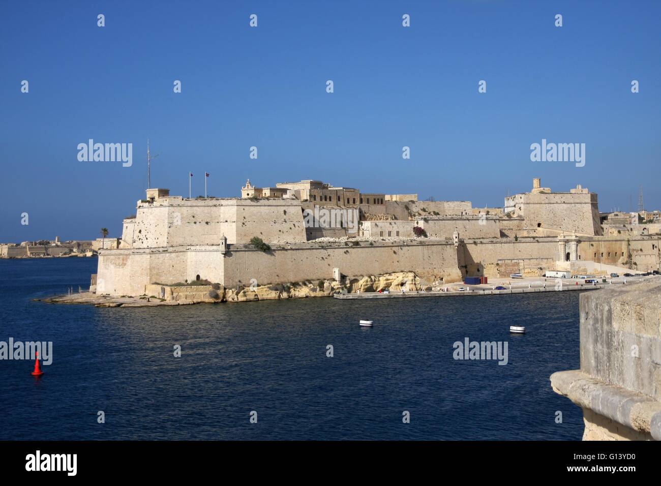 Fort Saint Angelo, Birgu, La Valletta, Malta Stock Photo