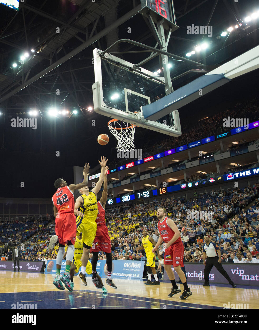 Leicester riders basketball team hi-res stock photography and images ...