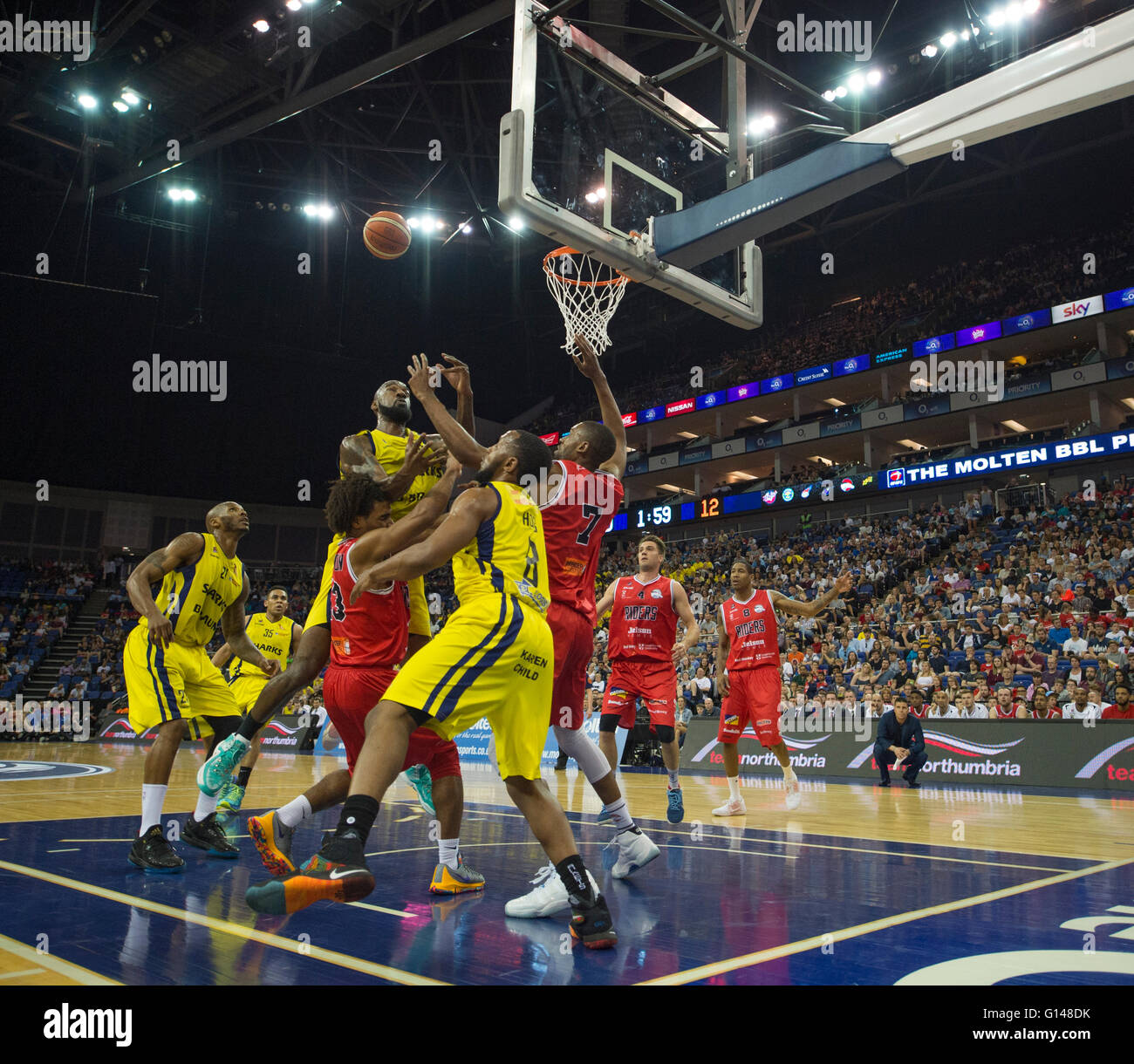 Leicester riders basketball team hi-res stock photography and images ...