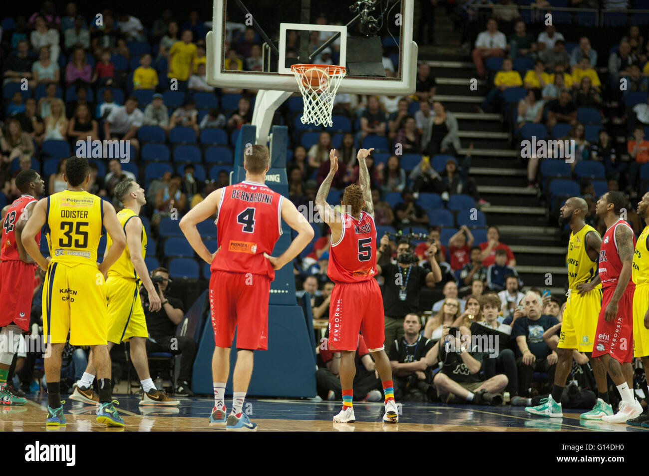 Leicester riders basketball team hires stock photography and images
