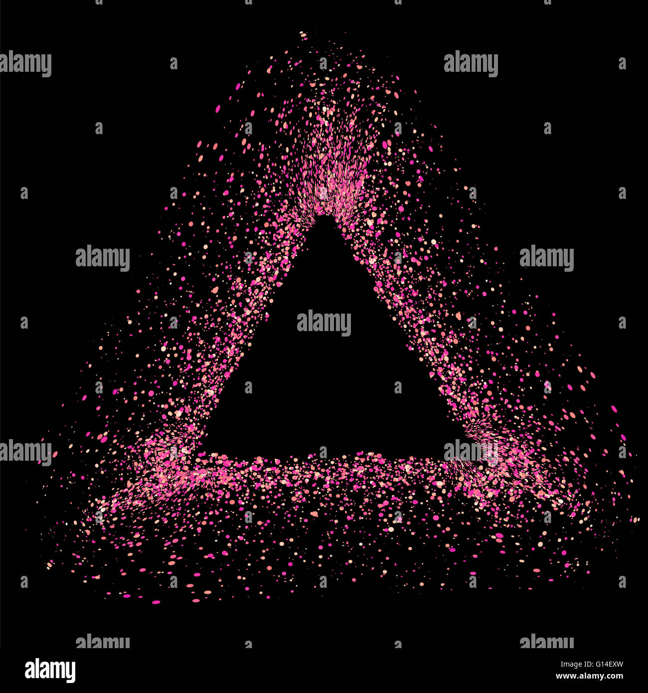 Pink Triangle Frame Stock Photo - Alamy