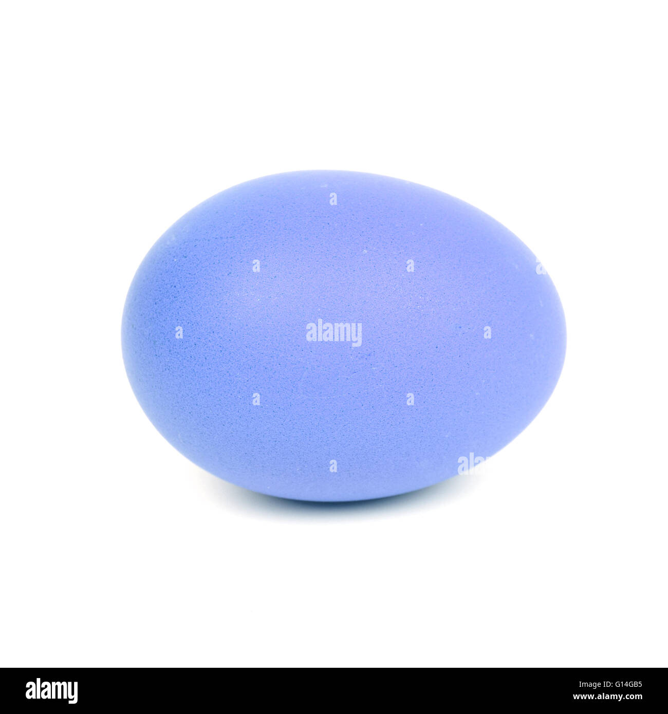 blue easter egg isolated on white background Stock Photo - Alamy