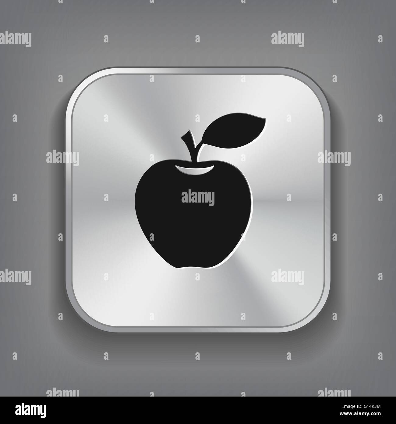 Apple Vector Icon Design Illustration Stock Vector Image & Art - Alamy