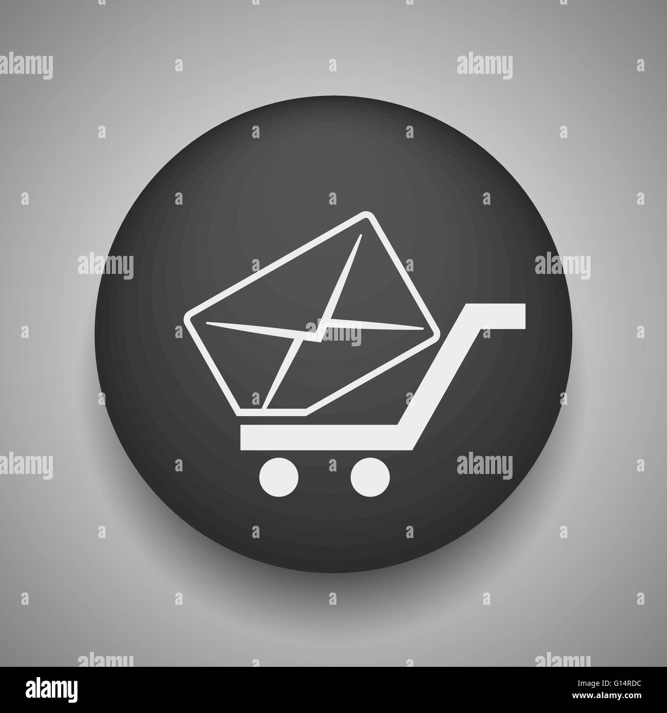 mail-icon-design-black-and-white-stock-photos-images-alamy