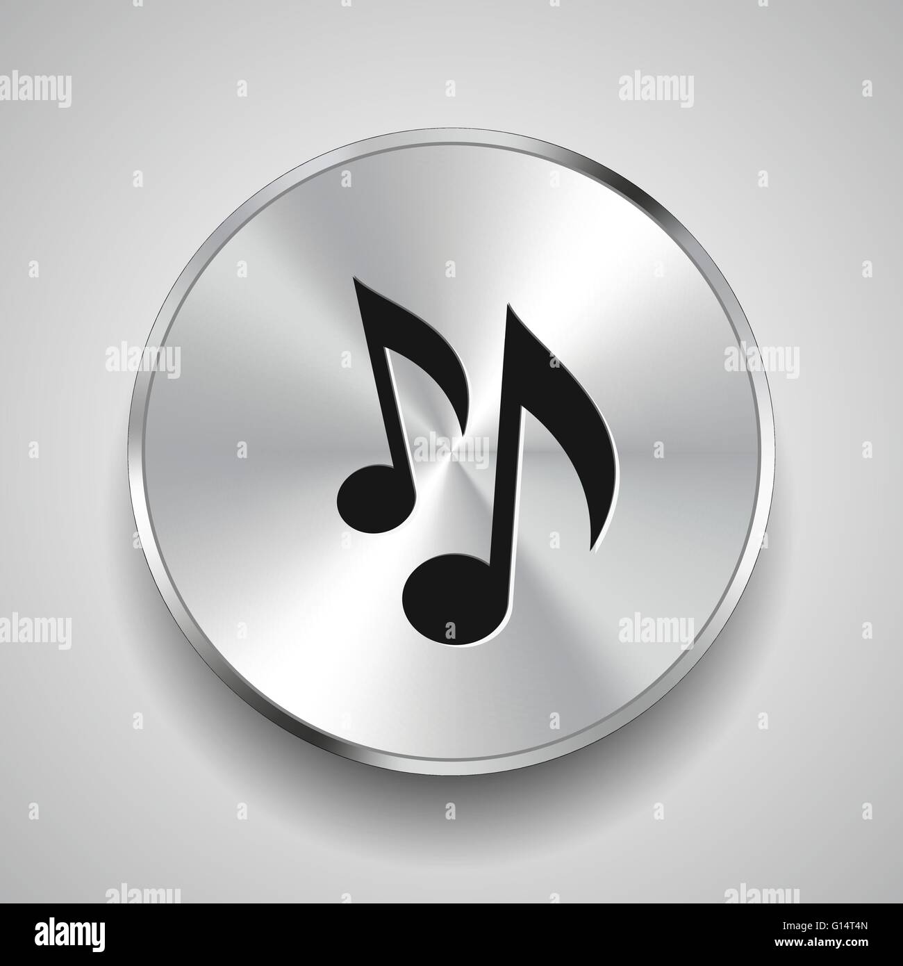 music note icon Stock Vector Image & Art - Alamy