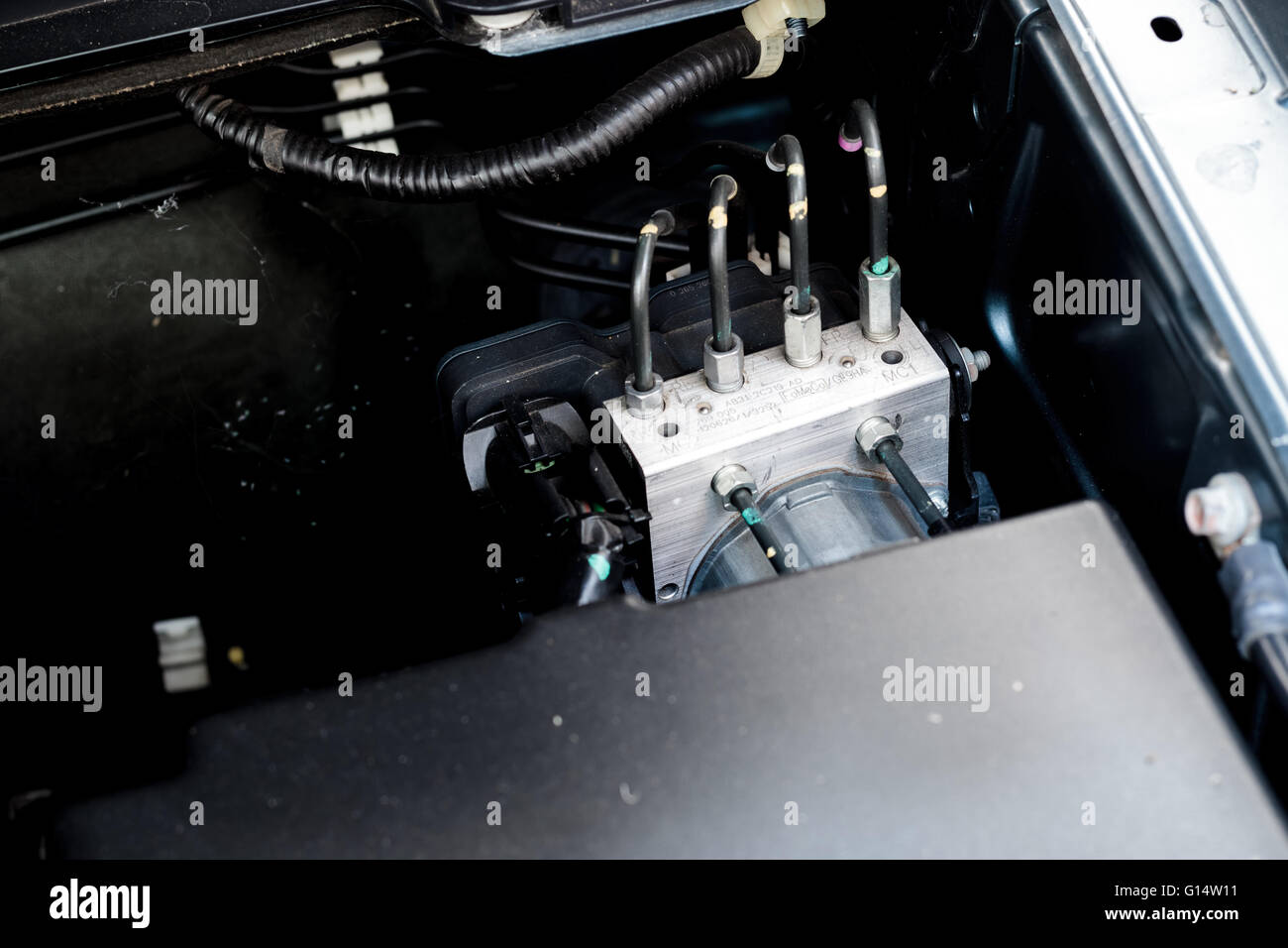 checking car engine and Auto Repair Stock Photo - Alamy