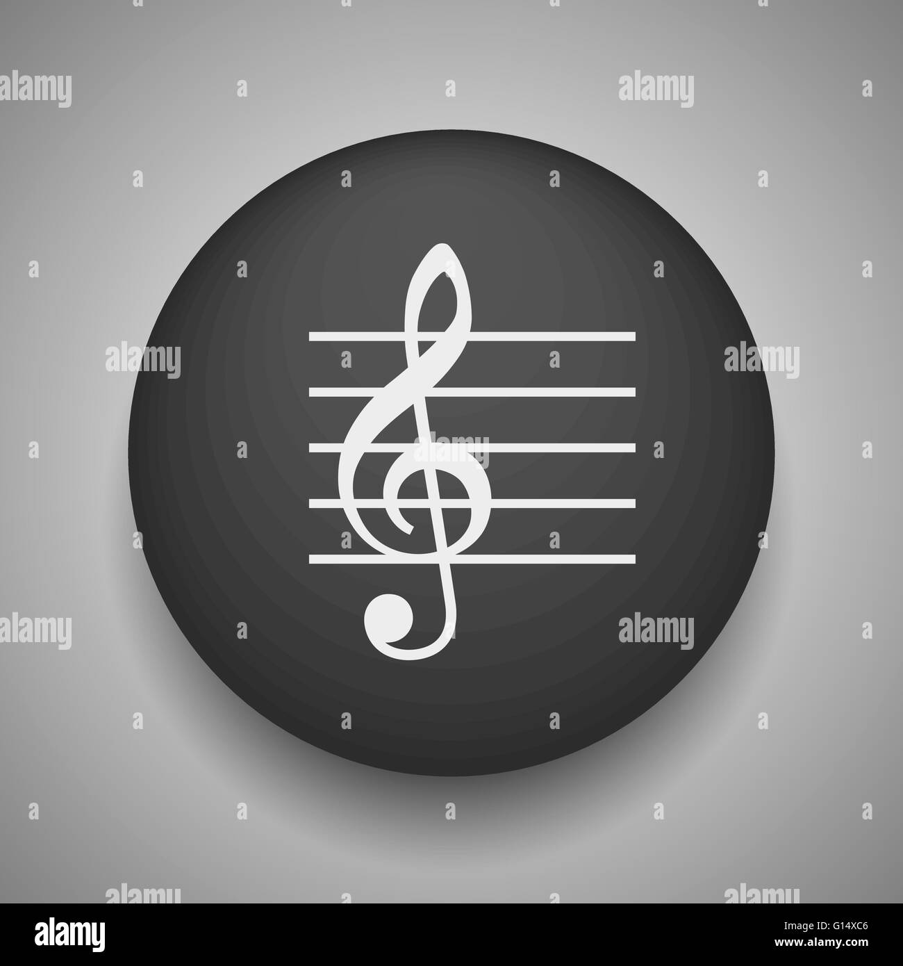 music key icon Stock Vector Image & Art - Alamy