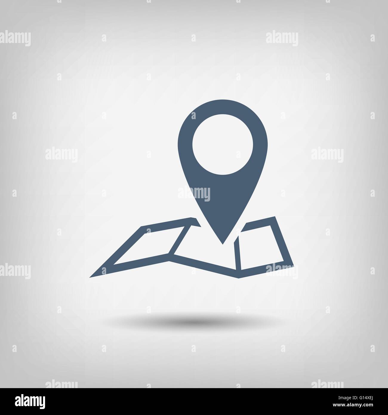 Map icon icon Stock Vector Image & Art - Alamy