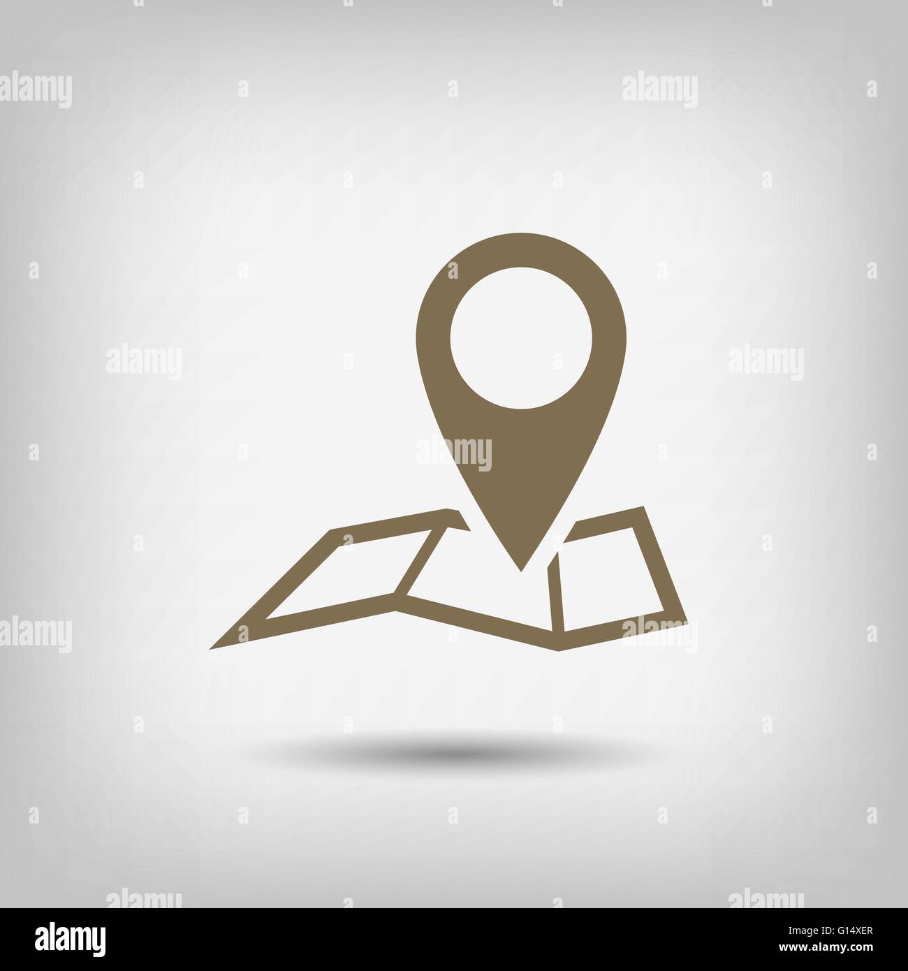 Map icon icon Stock Vector Image & Art - Alamy
