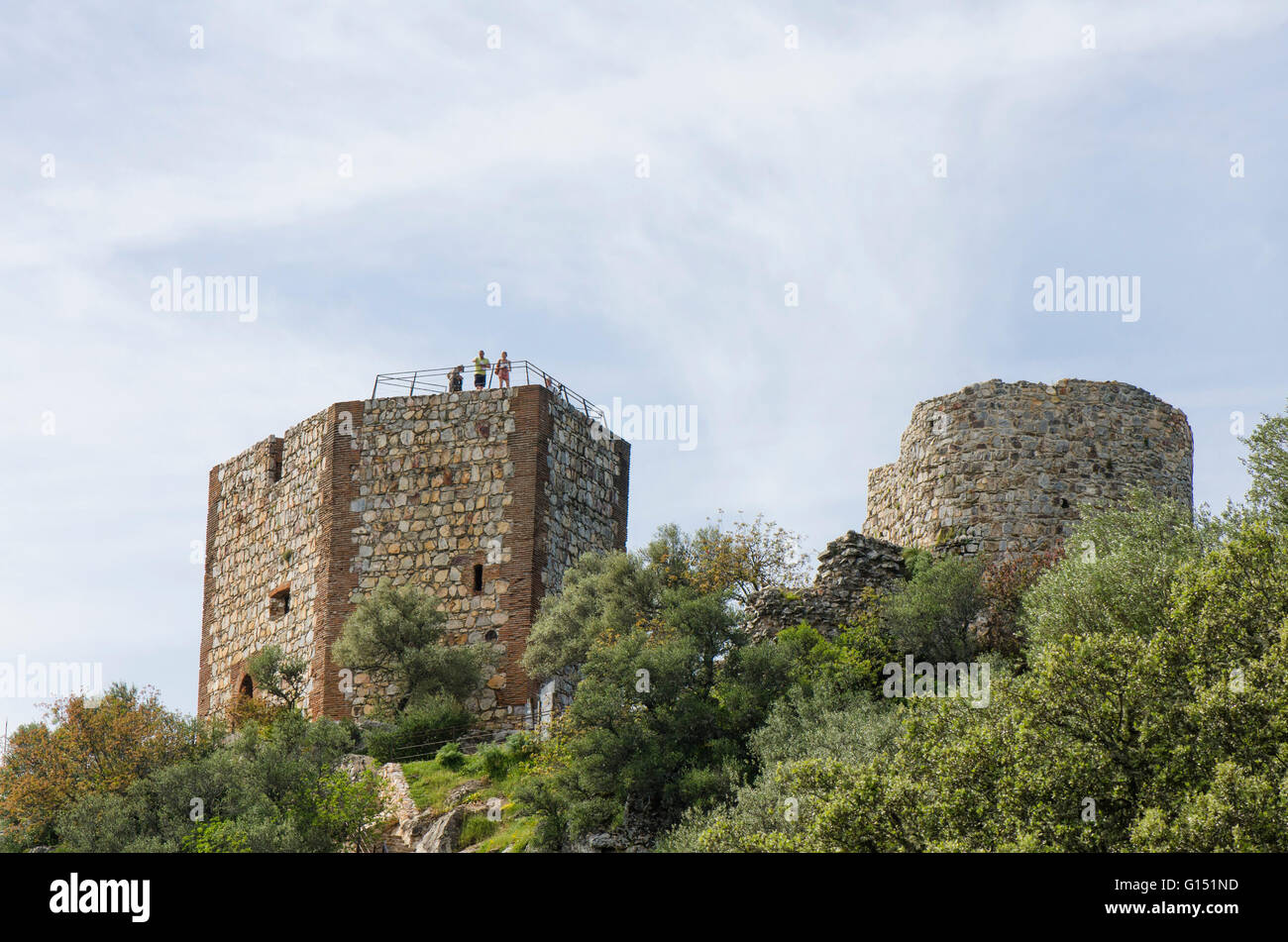 The Arab, Monfragüe Castle, Monfrague national Park, Caceres, Extremadura, Spain Stock Photo