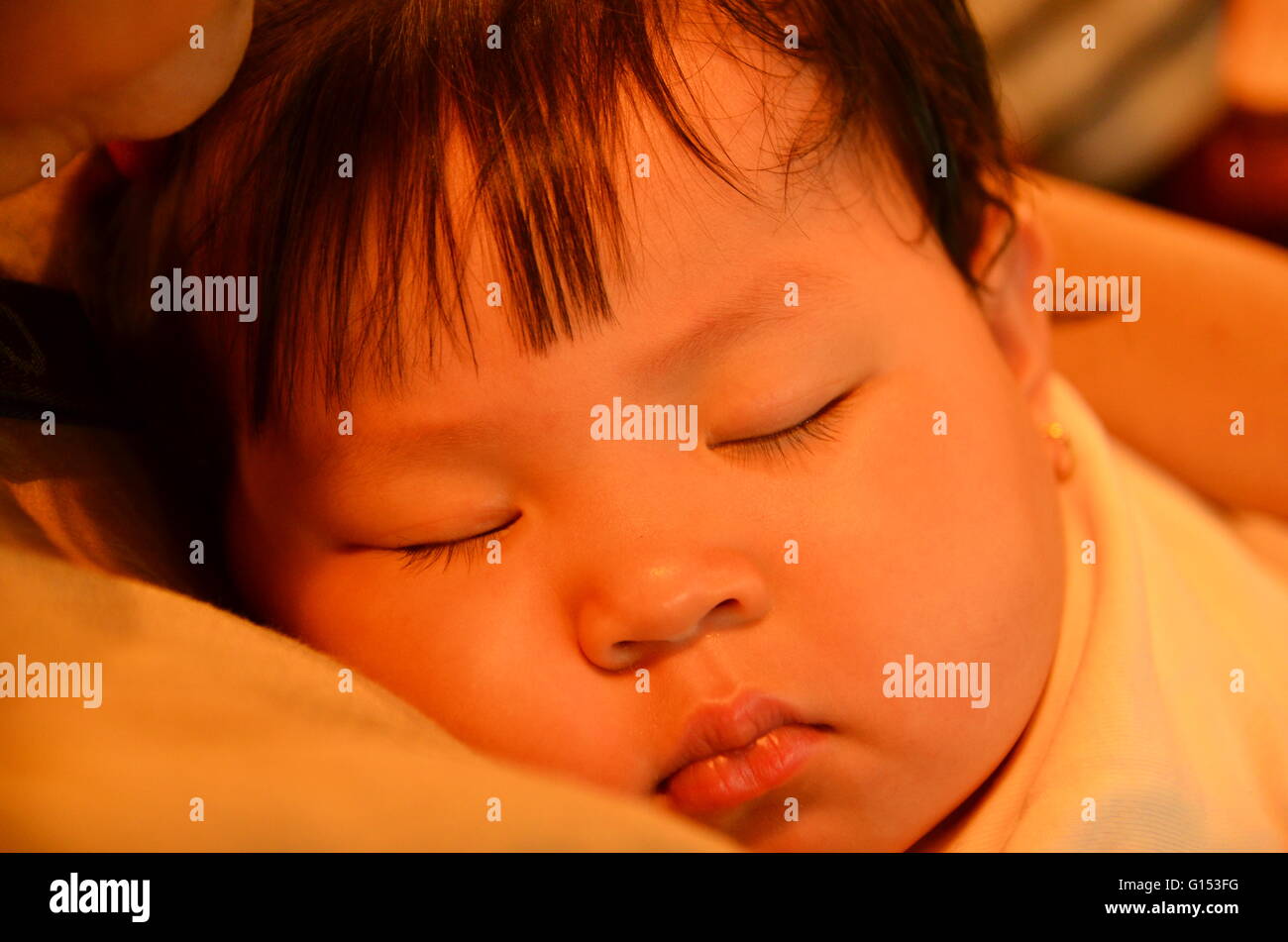 Baby sleep asian hires stock photography and images Alamy