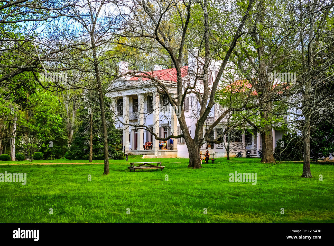 The Belle Meade Plantation on the outskirts of Nashville in Tennessee