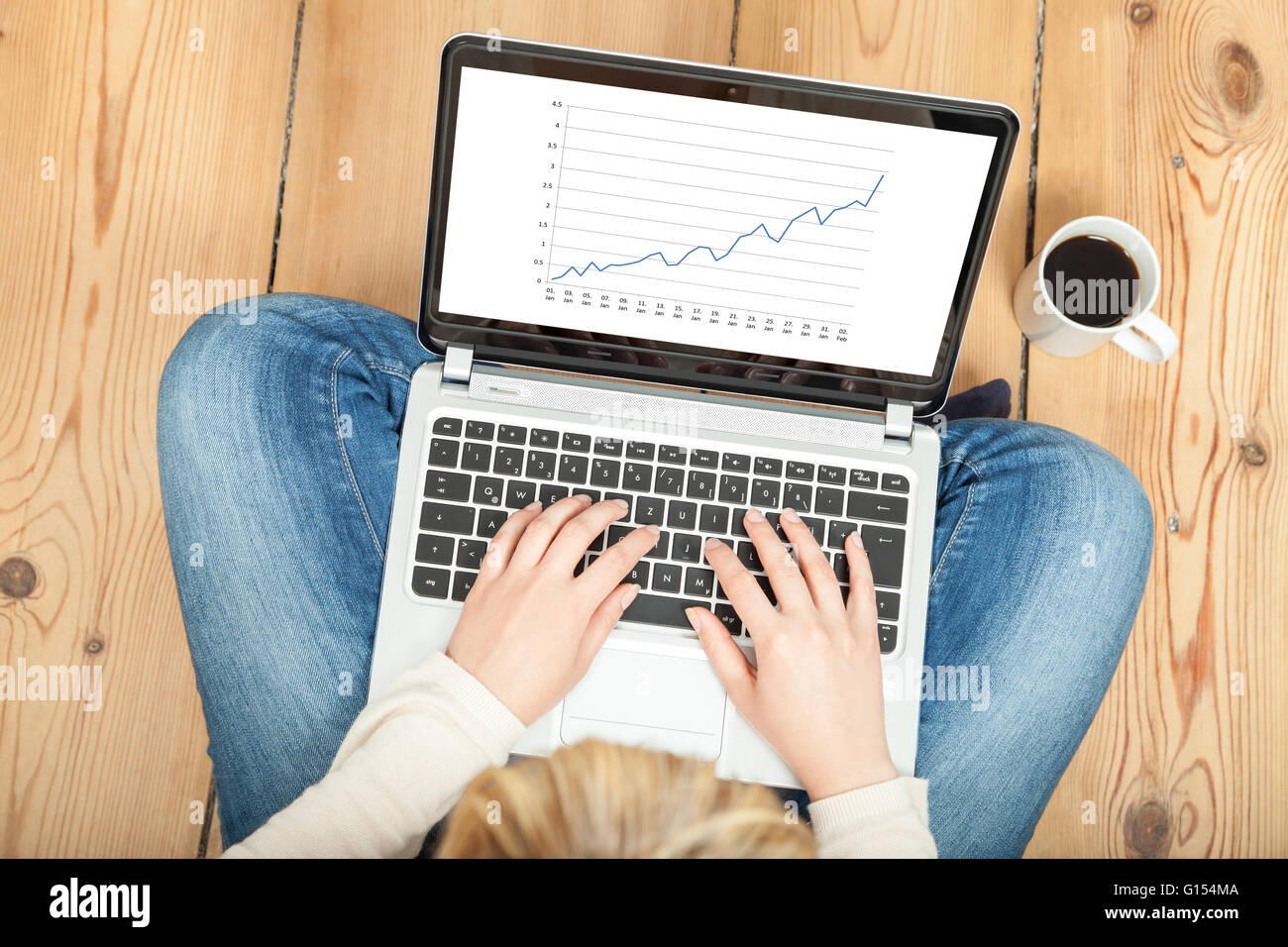 Chart plot hi-res stock photography and images - Alamy