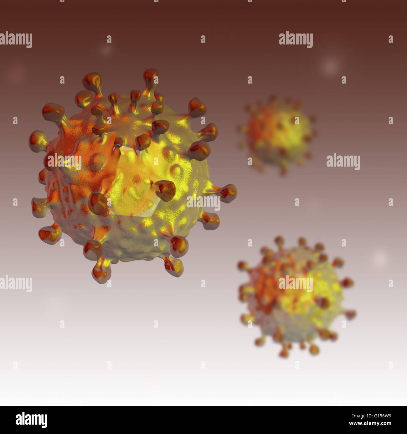 Computer Illustration of the Hepatitis-C virus Stock Photo - Alamy