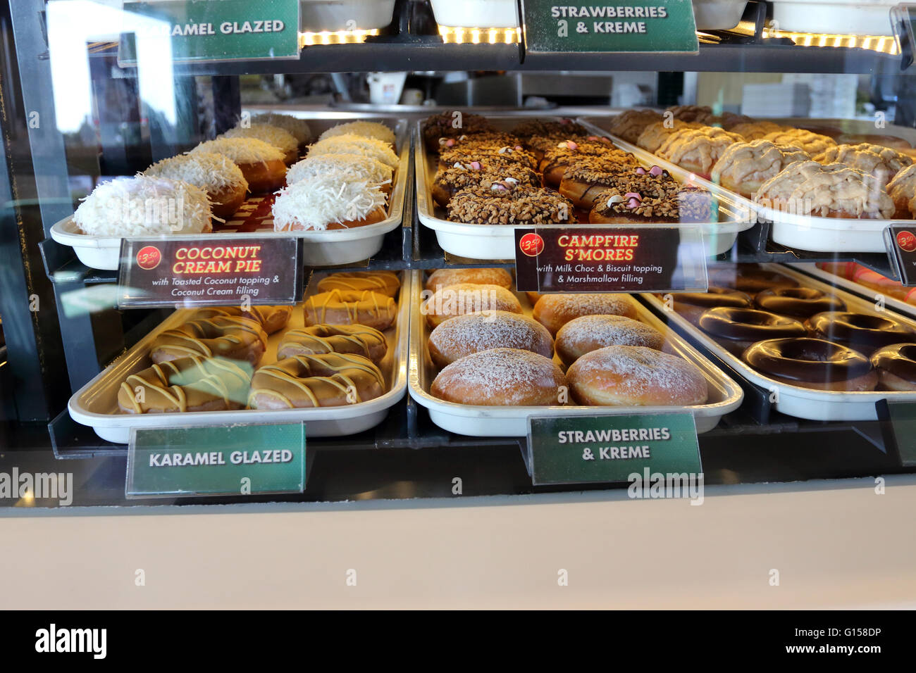 Krispy Kreme Doughnuts Australia Stock Photo