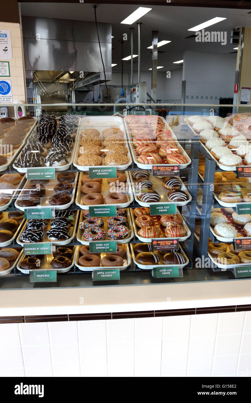 Krispy Kreme Doughnuts Australia Stock Photo