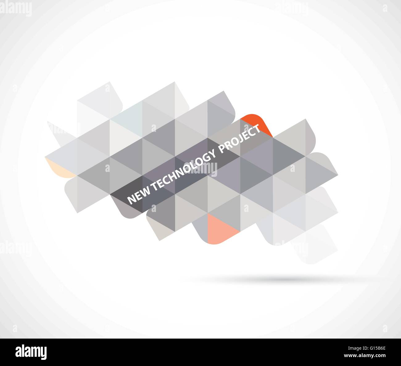 Abstract tech background. Futuristic interface. Vector illustration ...