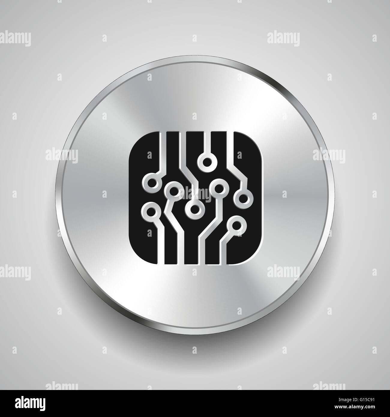 Circuit board icon Stock Vector Image & Art - Alamy