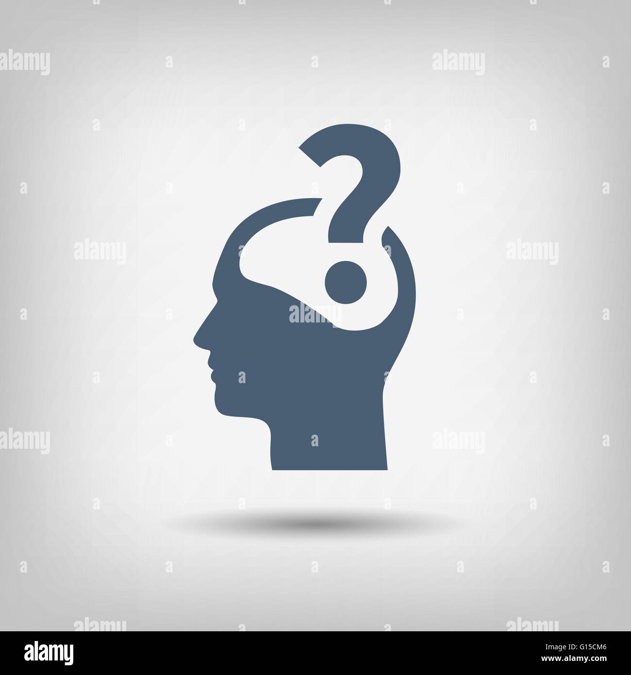 question mark and man icon Stock Vector Image & Art - Alamy