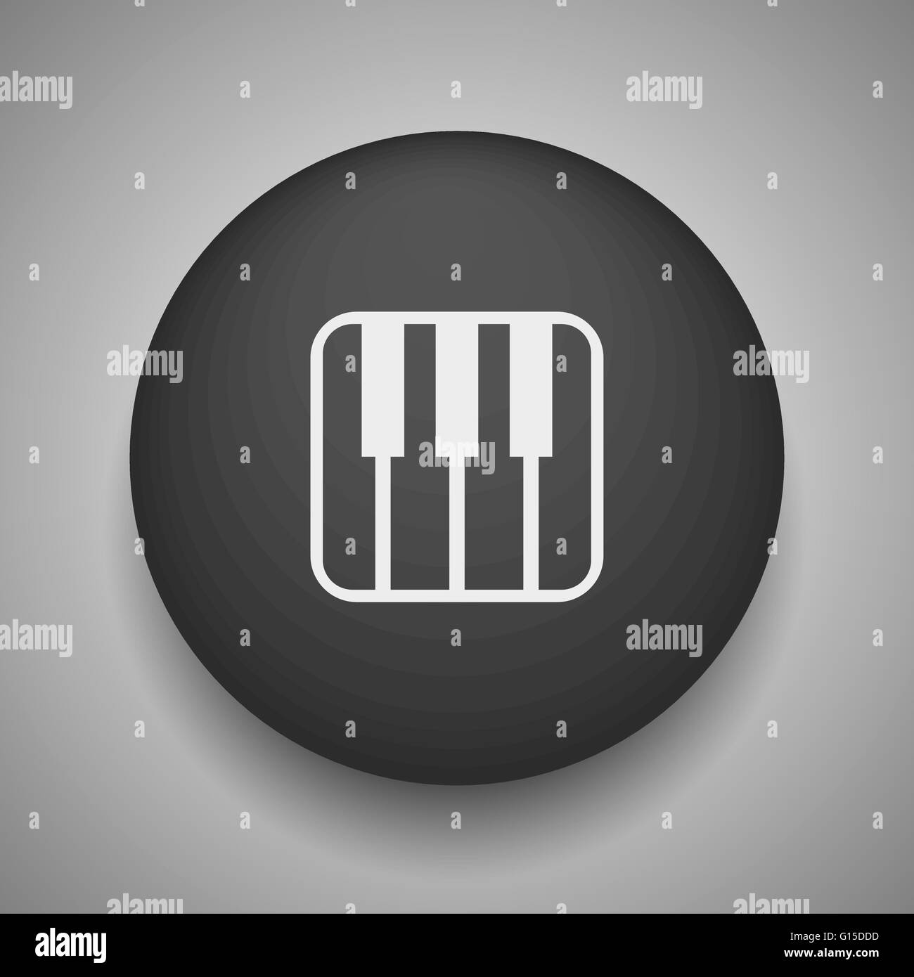 music keyboard icon Stock Vector Image & Art - Alamy