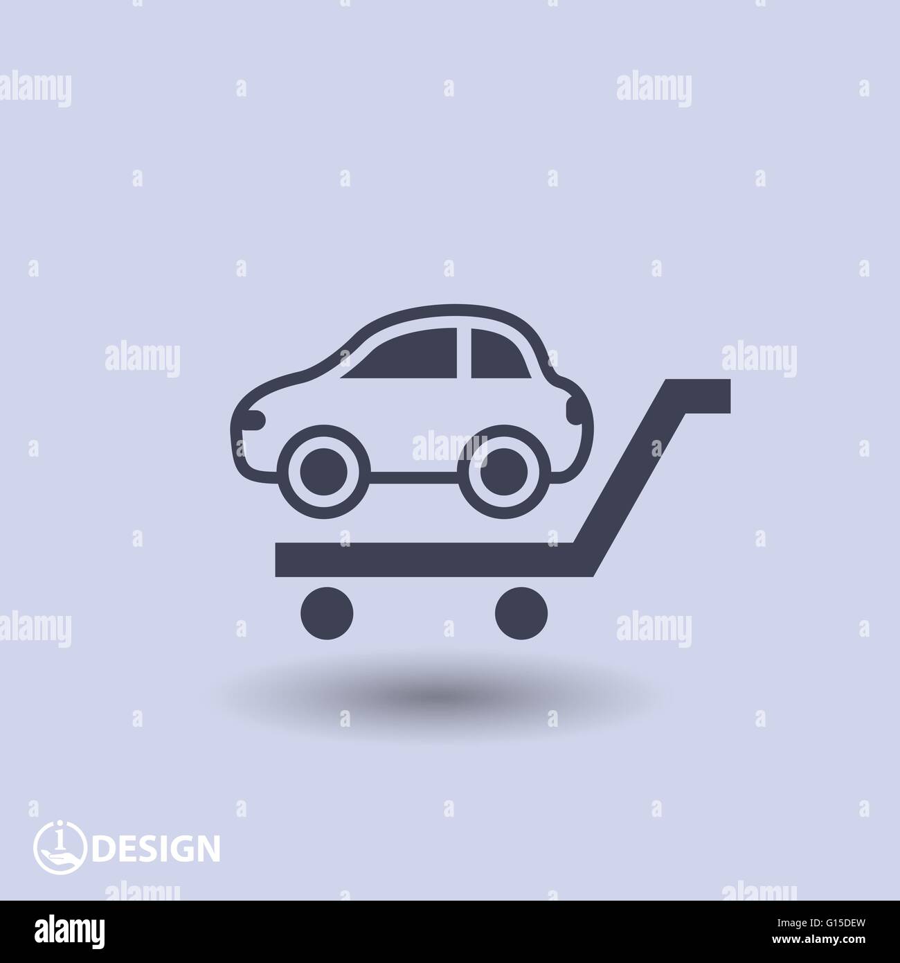 car in hand icon Stock Vector Image & Art - Alamy