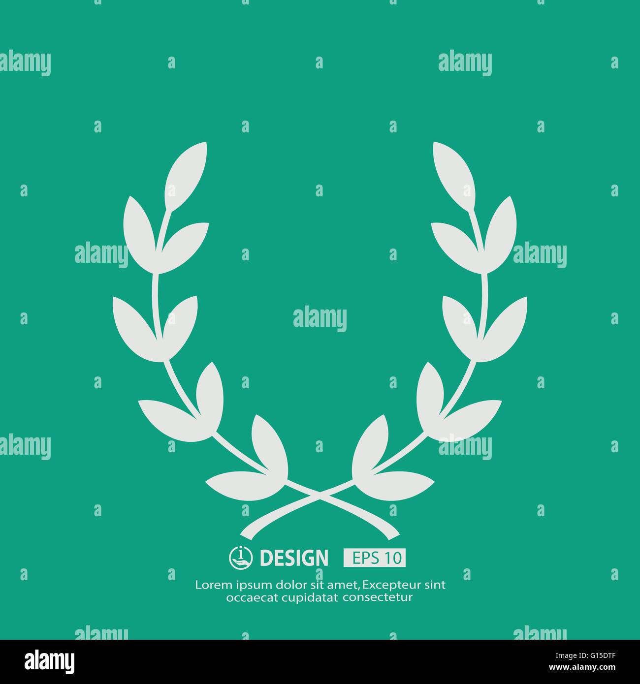 Laurel wreath icon Stock Vector Image & Art - Alamy