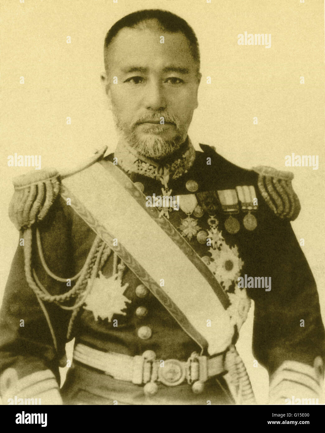 東郷元帥肖像メダル Japanese Navy Admiral Togo 1024px-Admiral-Togo-Heihachiro