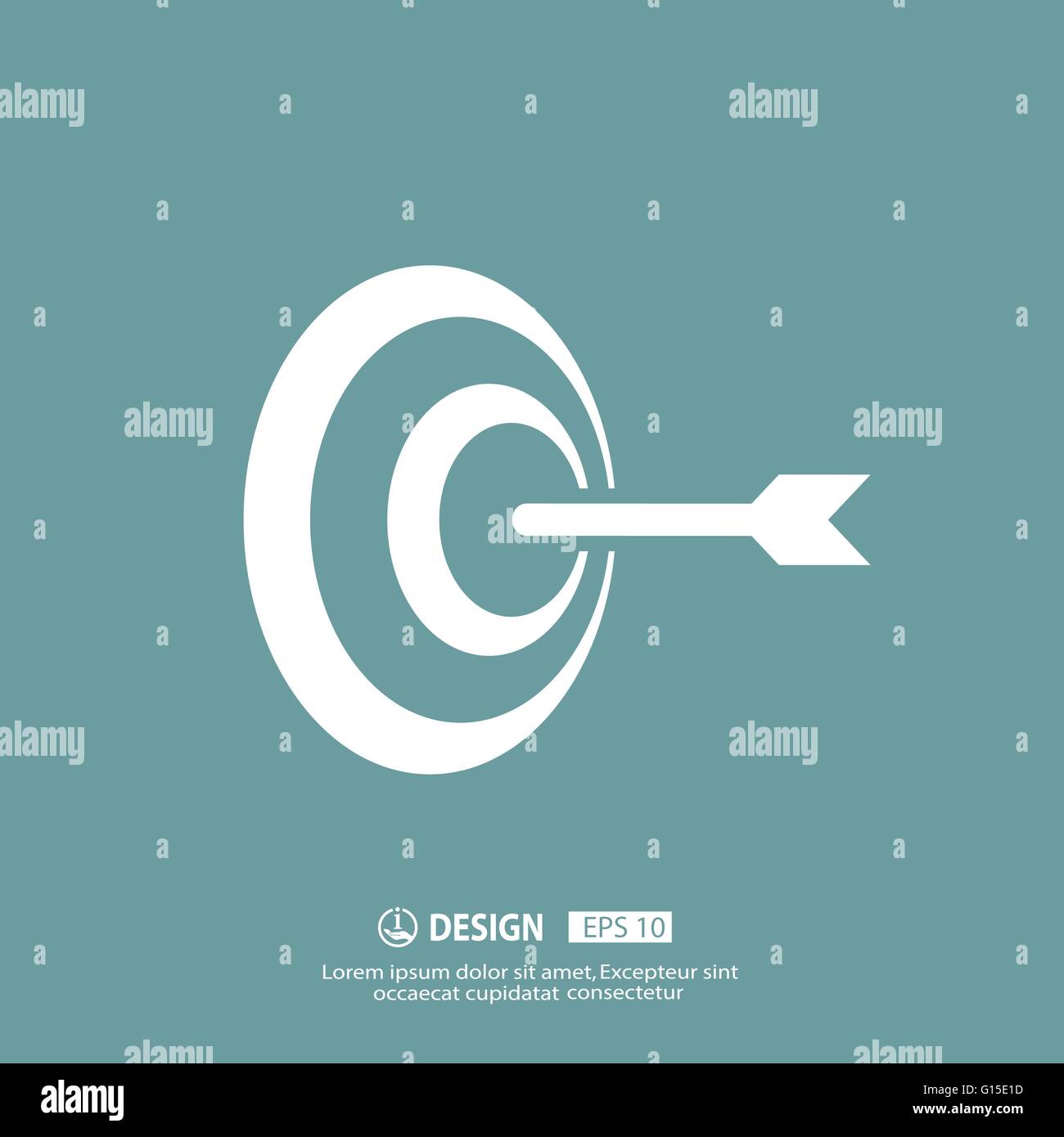 Target symbol vector hi-res stock photography and images - Alamy