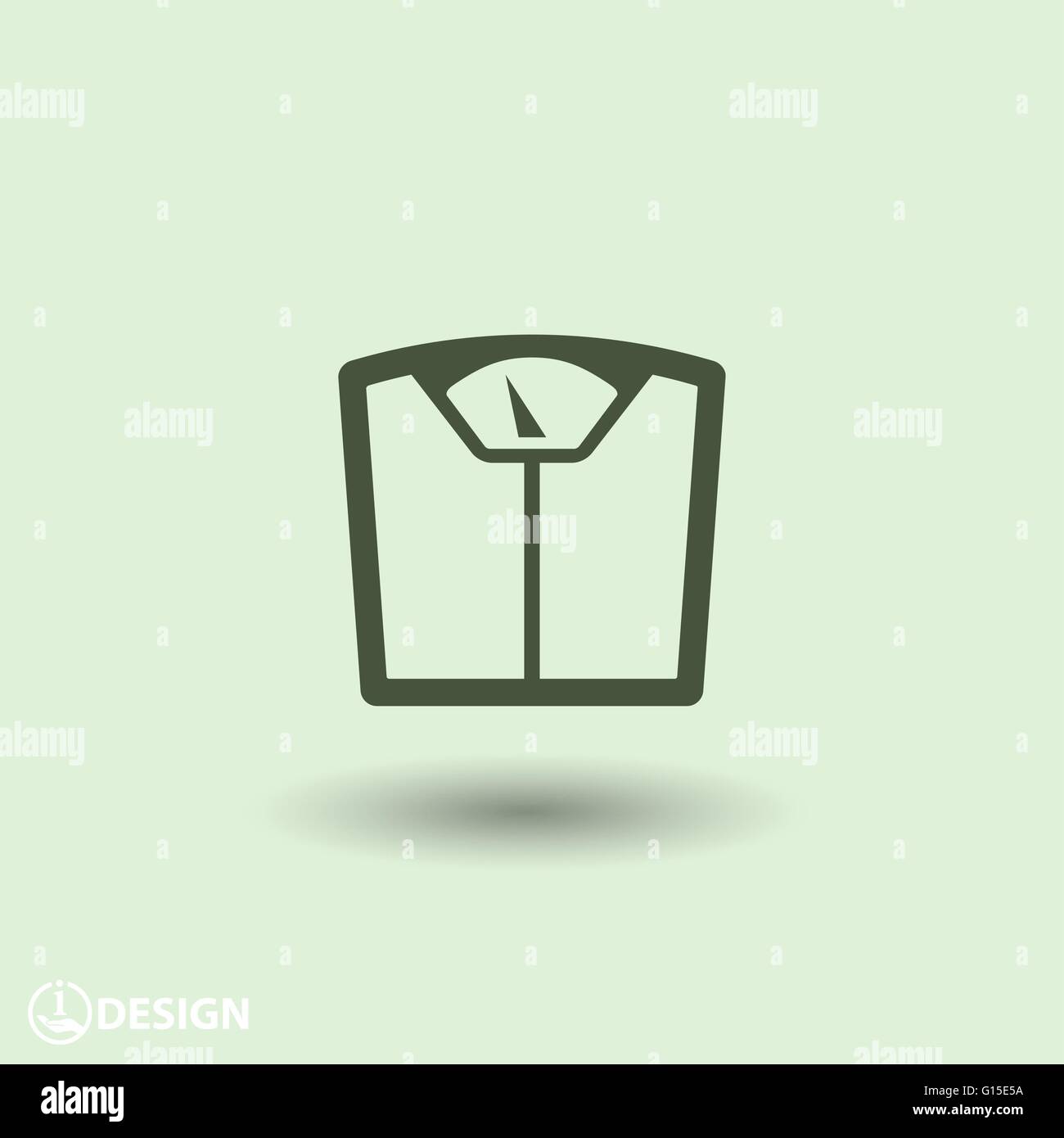 Bathroom scales icon Stock Vector Image & Art - Alamy