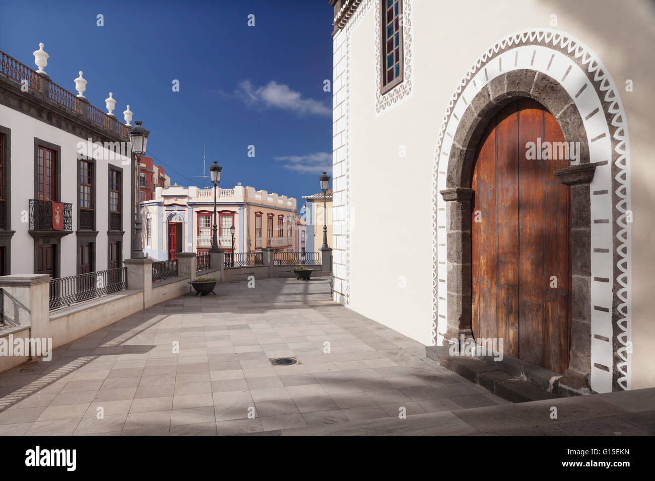 Iglesia de Bonanza church, El Paso, La Palma, Canary Islands, Spain, Europe Stock Photo