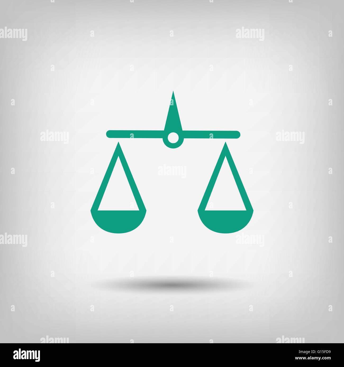 Justice scales symbol Stock Vector Image & Art Alamy