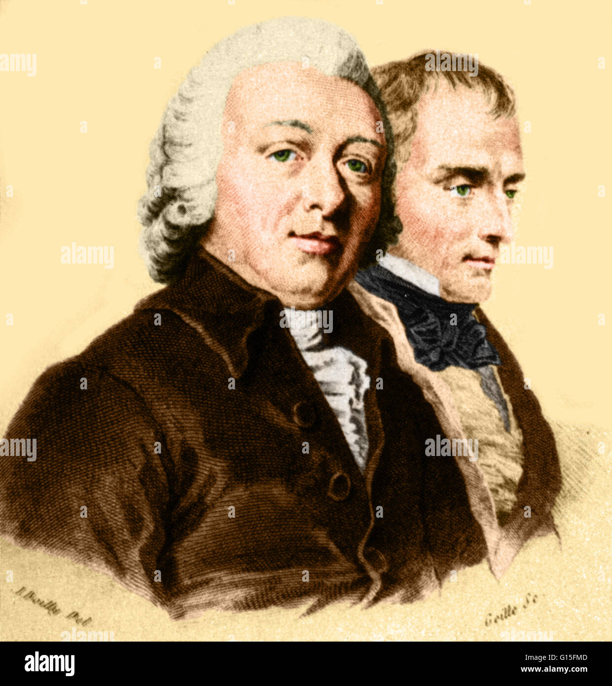 Pierre-Joseph Desault (1738-1795) was a French anatomist and surgeon. In 1766 he opened a school of anatomy there in Paris, the success of which excited the jealousy of the established teachers and professors, who tried to make him give up his lectures. I Stock Photo