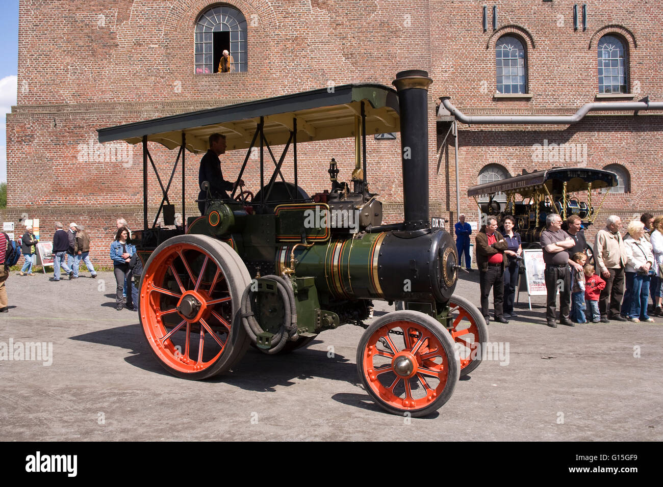 Europe, Germany, North Rhine-Westphalia, Ruhr area, Bochum, the largest festival in Germany for historical steam engines, steam  Stock Photo