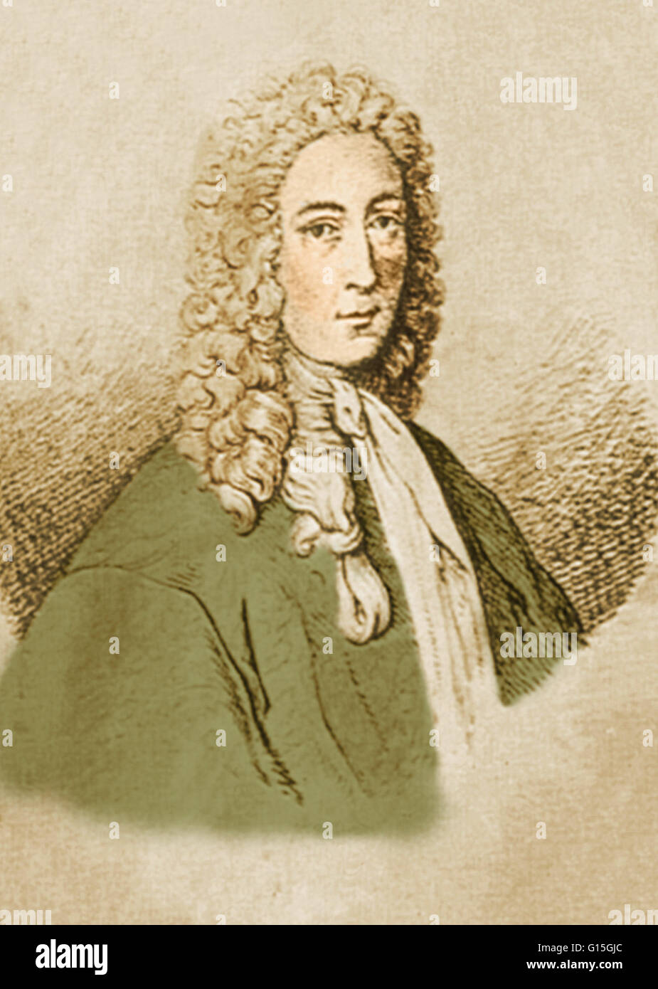 Giovanni Poleni (1683-1761) was an Italian nobleman, physicist, and antiquarian. He studied the classics, philosophy, theology, mathematics, and physics. At the age of 25 he was appointed professor of astronomy at Padua. In 1715 he was assigned to the cha Stock Photo