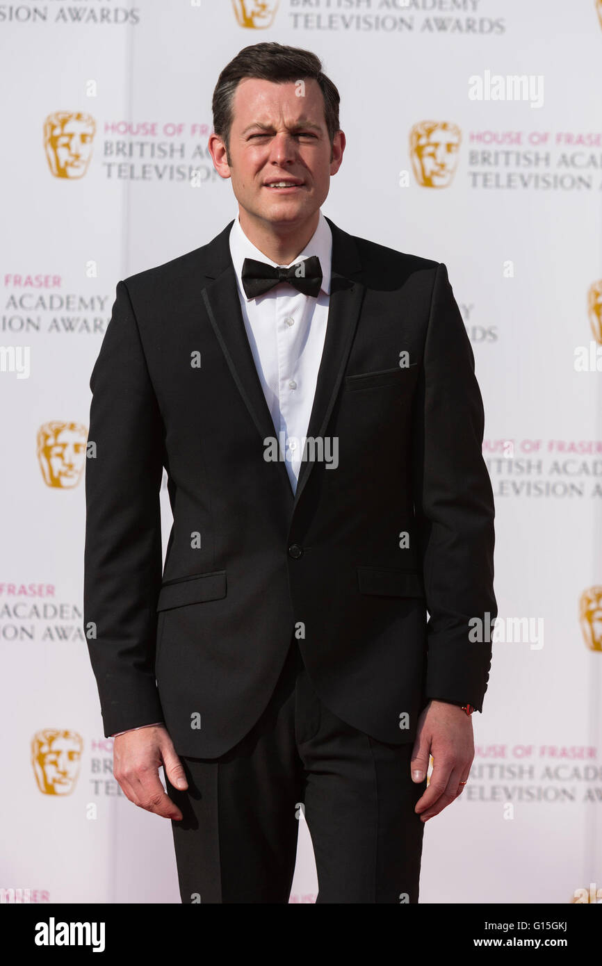 London, UK. 8 May 2016. TV presenter Matt Baker. Red carpet celebrity