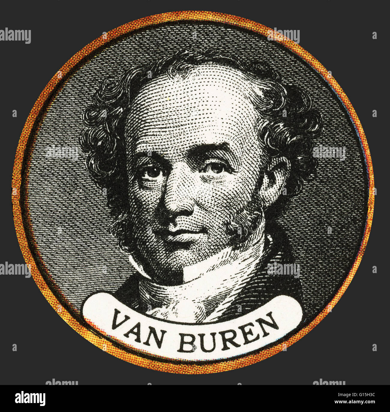 Martin Van Buren (December 5, 1782 - July 24, 1862) was the eighth President of the United States (1837-1841). Before his presidency, he was the eighth Vice President (1833-1837) and the tenth Secretary of State (1829-1831), both under Andrew Jackson. He Stock Photo