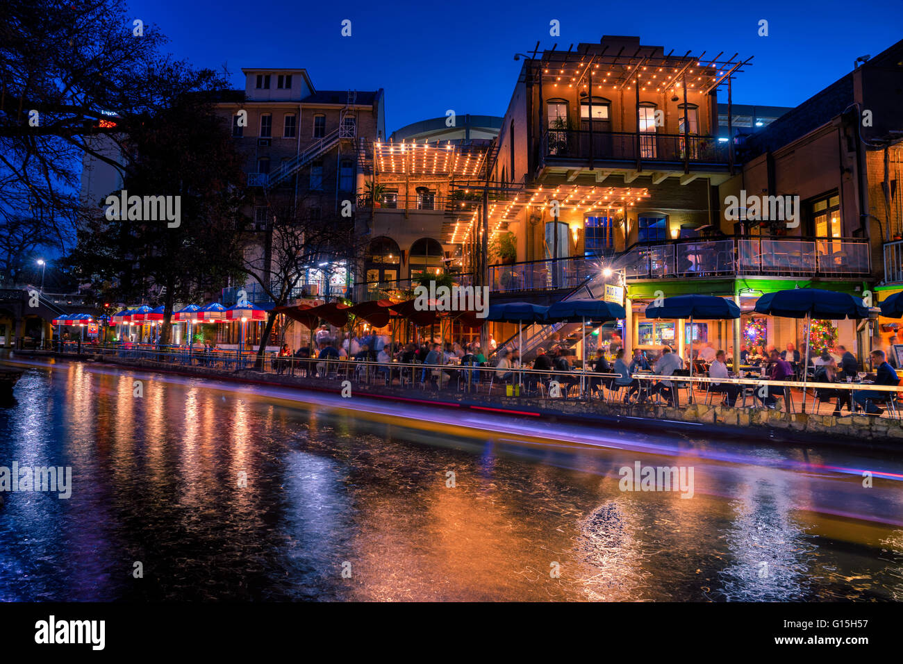 San Antonio Riverwalk, San Antonio, Texas, United States of America, North America Stock Photo