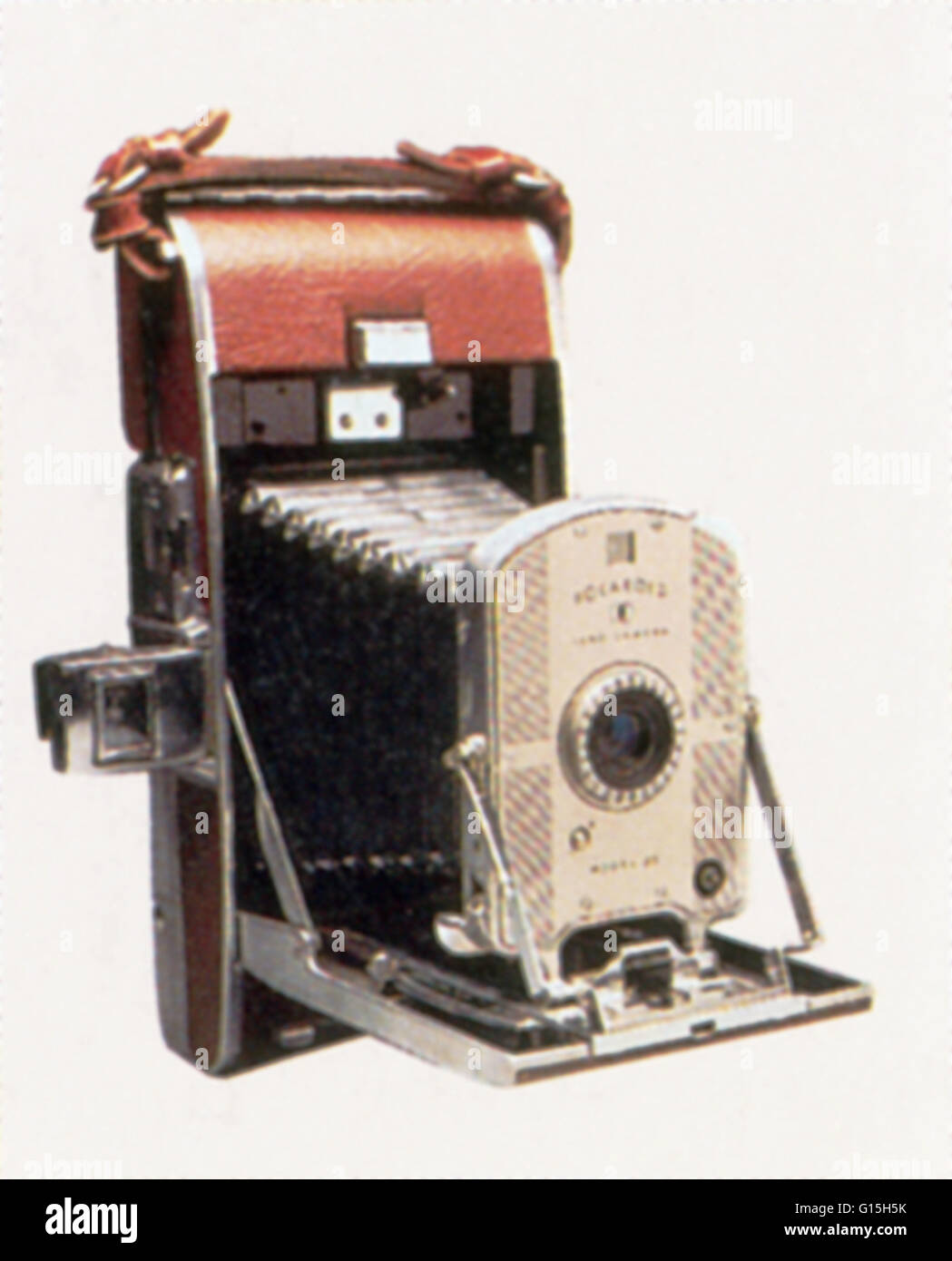 Polaroid Land Camera, invented in 1947 by Edwin Land. Edwin Herbert Land  (1909-1991) was an American scientist and inventor, best known as the  co-founder of the Polaroid Corporation. Among other things, he