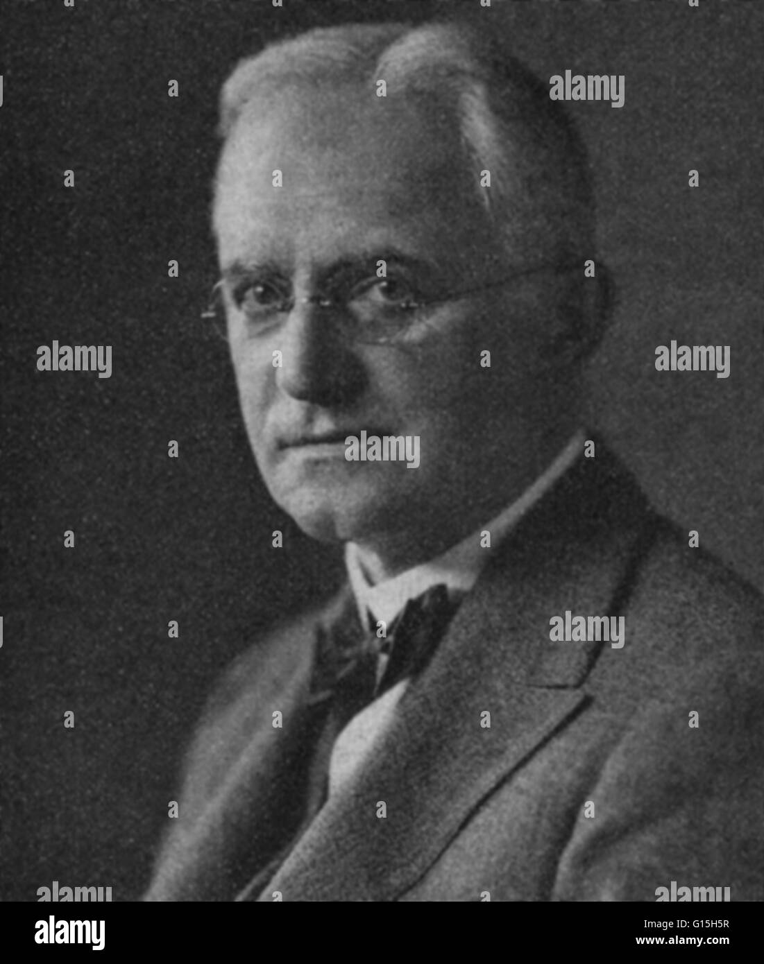 George Eastman (July 12, 1854 - March 14, 1932) was an American innovator and entrepreneur who founded the Eastman Kodak Company and invented roll film, helping to bring photography to the mainstream. In 1884, Eastman patented the first film in roll form. Stock Photo