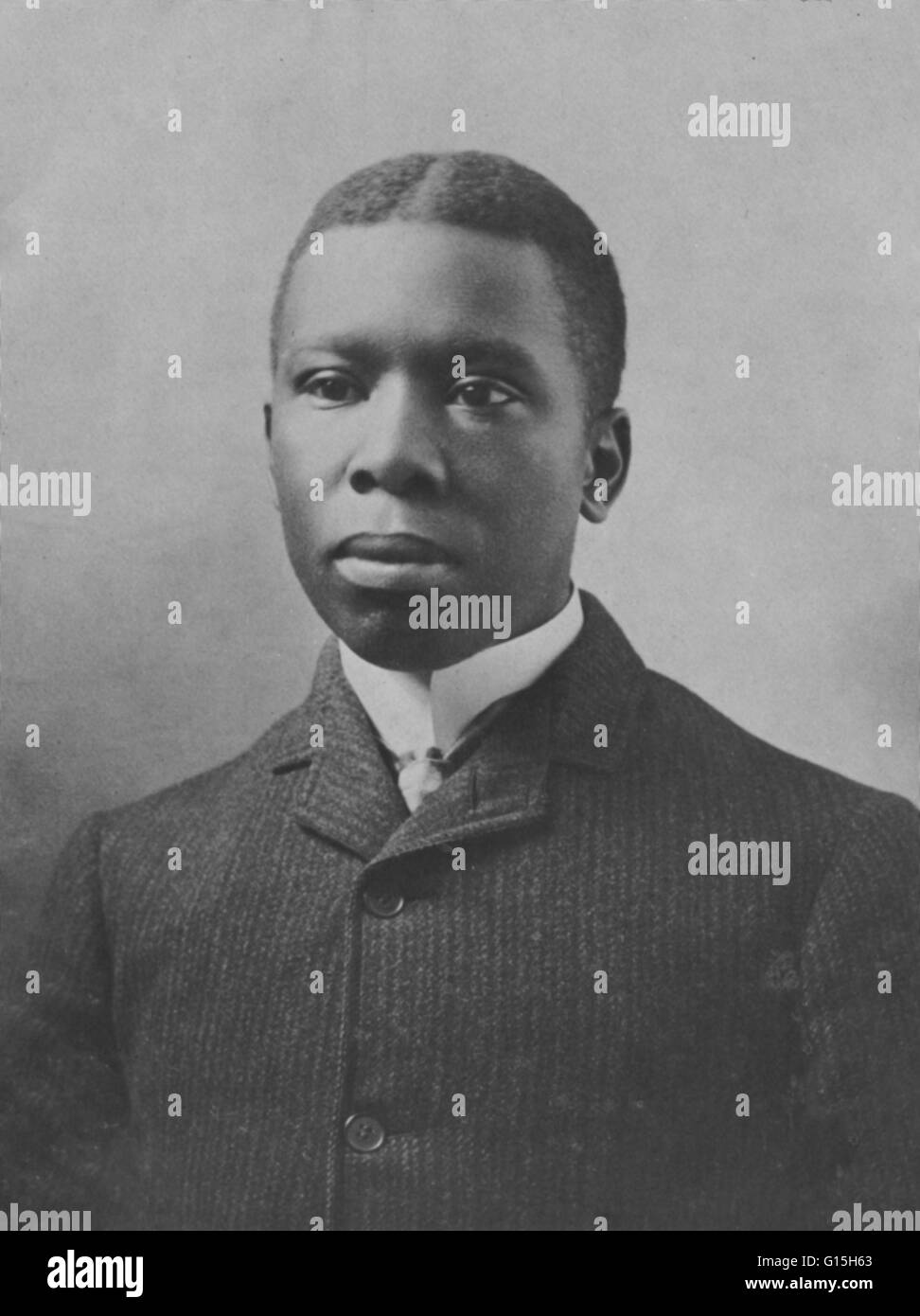 Paul Laurence Dunbar (1872-1906) was an African American poet, novelist, and playwright. Much of his popular work in his lifetime used a Negro dialect, which helped him become one of the first nationally-accepted African American writers. His more traditi Stock Photo